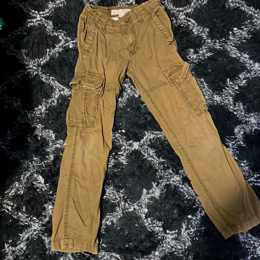 Urban pipeline boys dark khaki cargo pants size 12